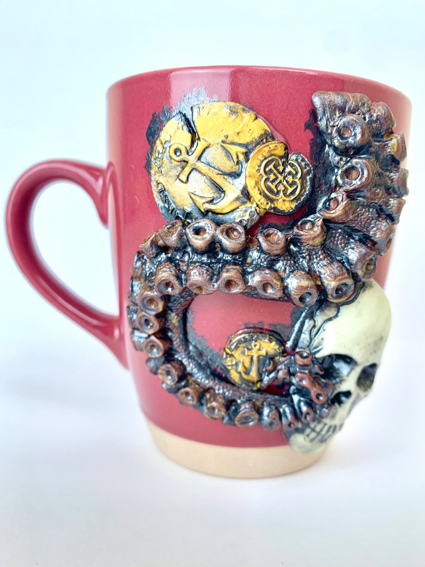 Mug Piraterie steampunk et tentacule