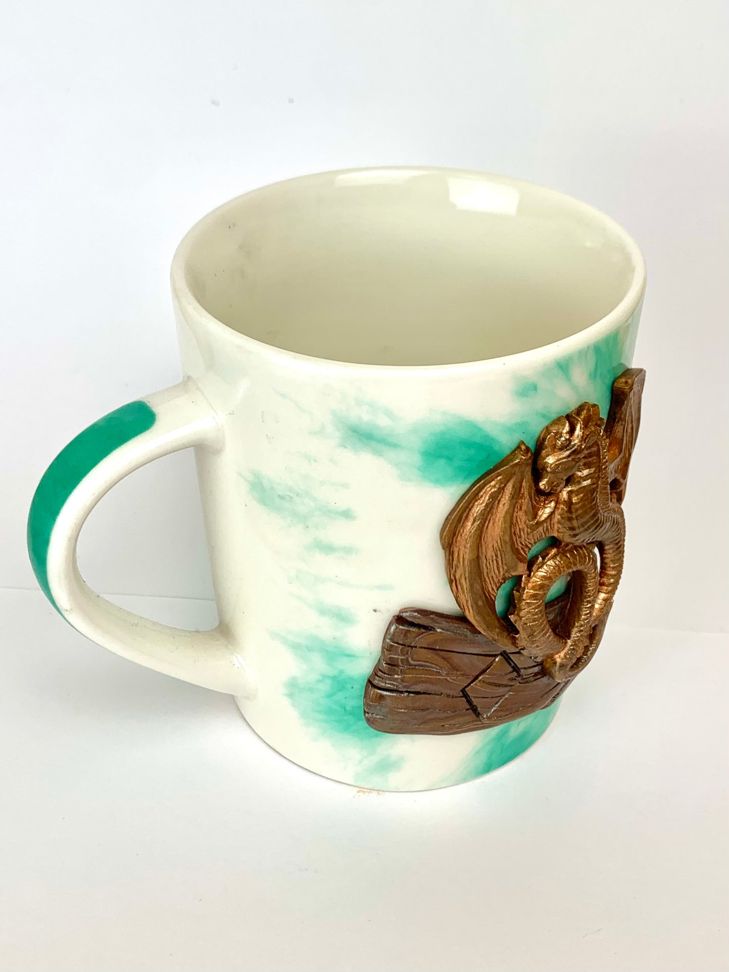 Mug dragon Bronze et sa rune viking INGWAZ