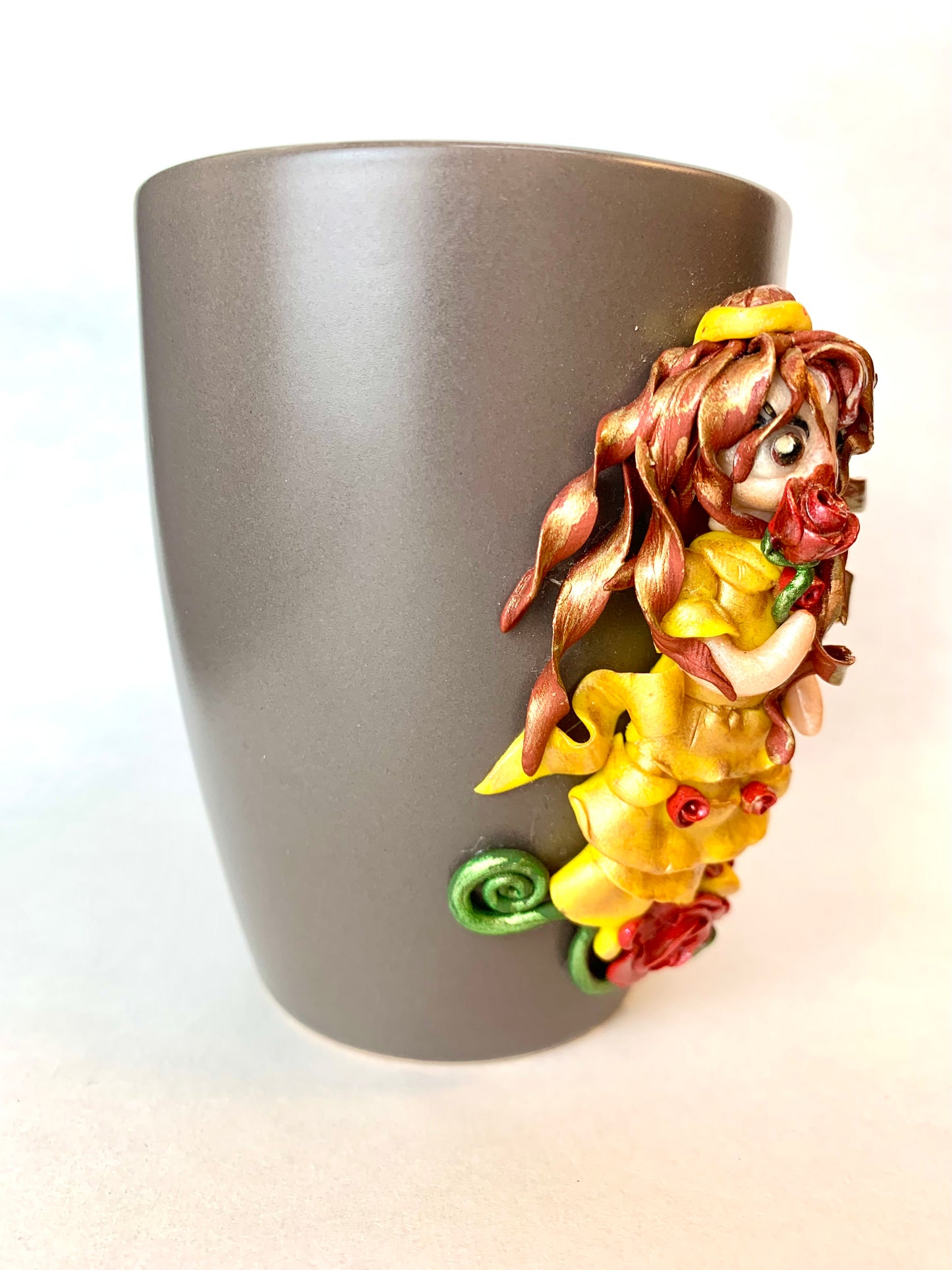 tasse fan art Princesse Belle dans La Belle et la Bête