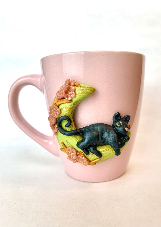 Mug fan art Luna chat noir de Sailor Moon