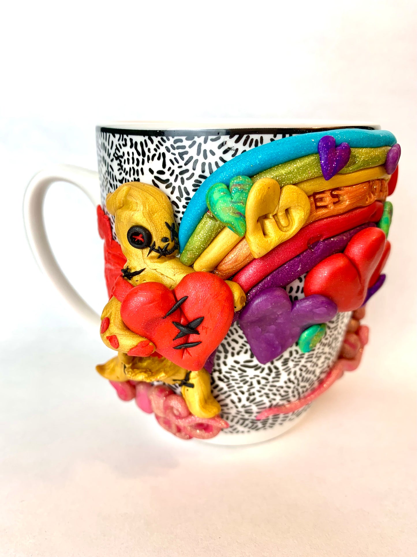 Mug "je suis ton super héros" arc-en-ciel