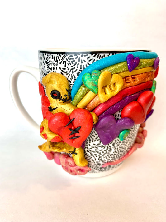 Mug "je suis ton super héros" arc-en-ciel