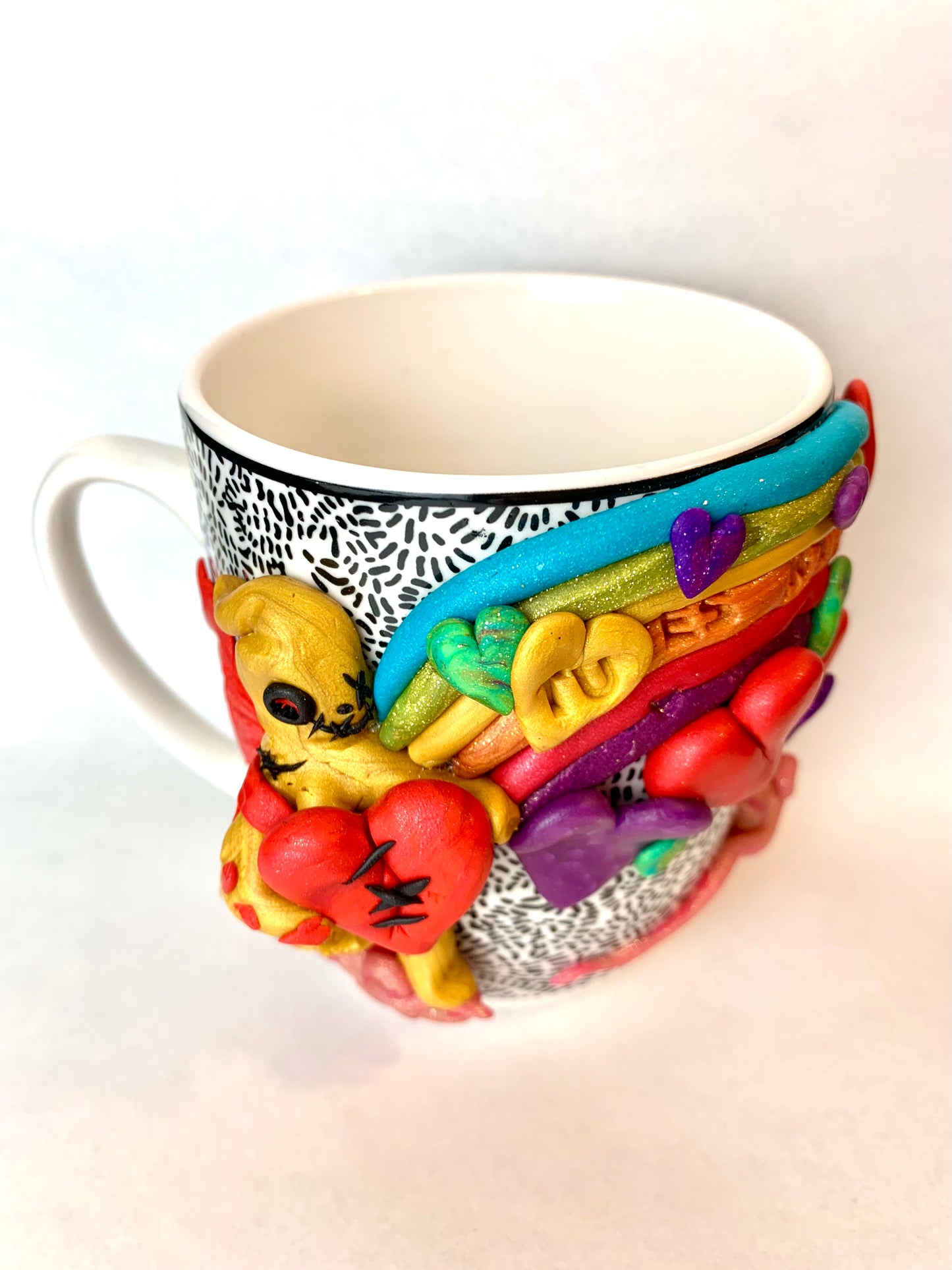 Mug "je suis ton super héros" arc-en-ciel