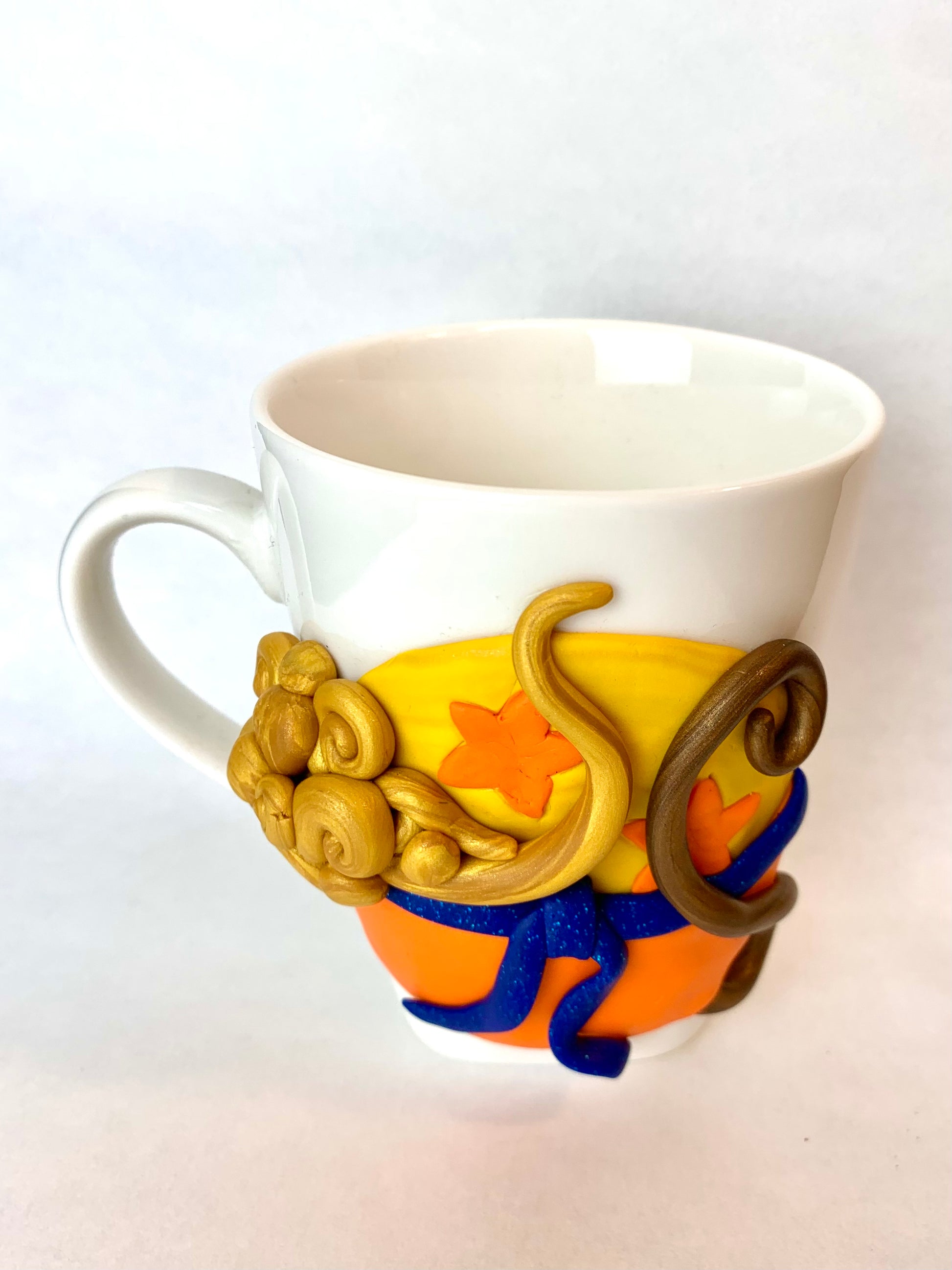tasse fan art son Goku Dragon ball avec nuage magique