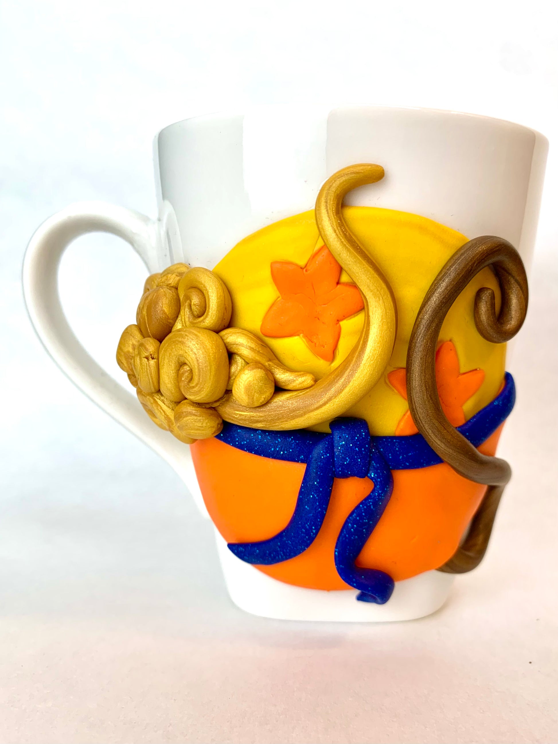 tasse fan art son Goku Dragon ball avec nuage magique