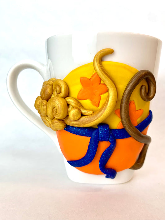 tasse fan art son Goku Dragon ball avec nuage magique